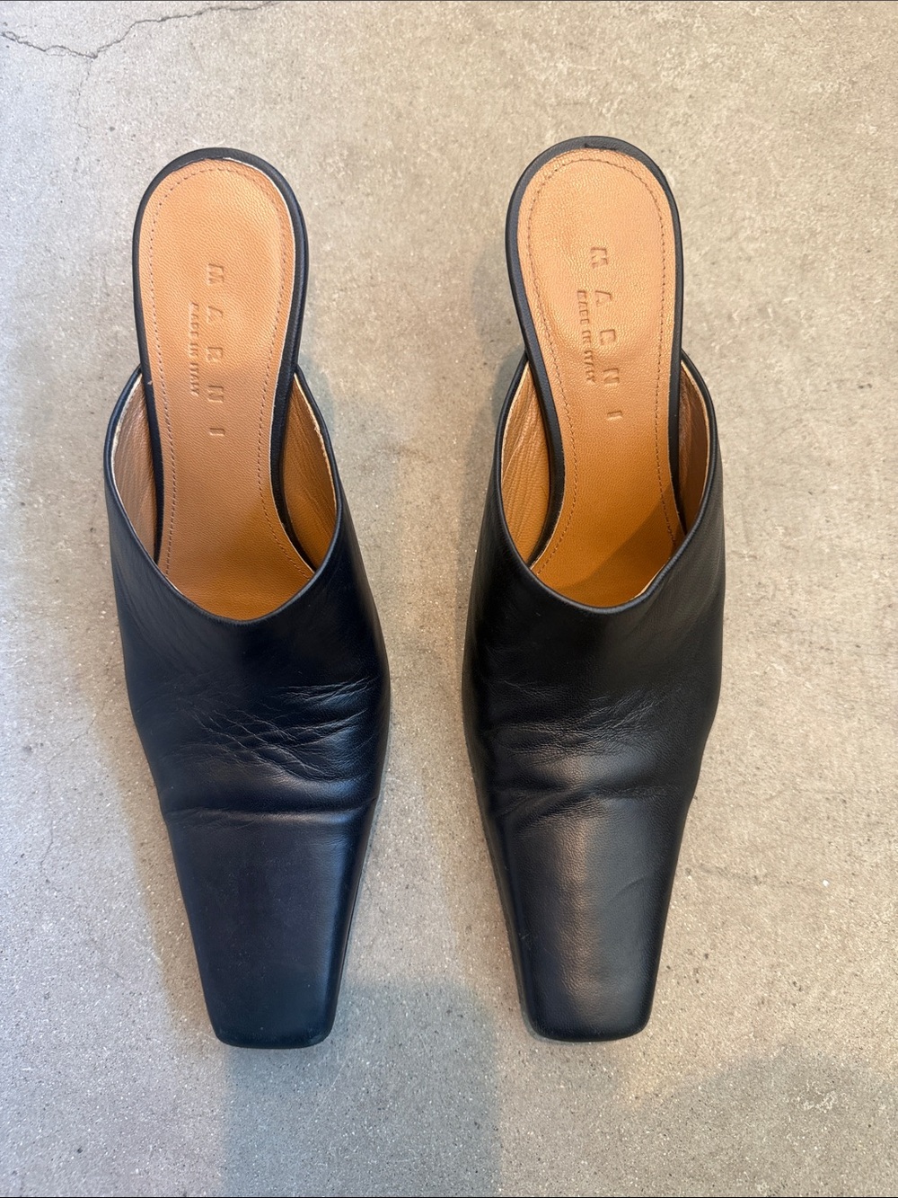 Marni black leather mules - Picture 2 of 7